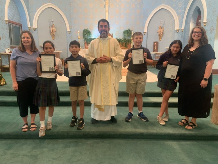 5th grade Covenant Award recipients 